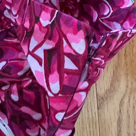 NWT 2022 Kika Vargas for Target Pink Floral Scallop Edge Mini Skirt Size 8 - Picture 7 of 10